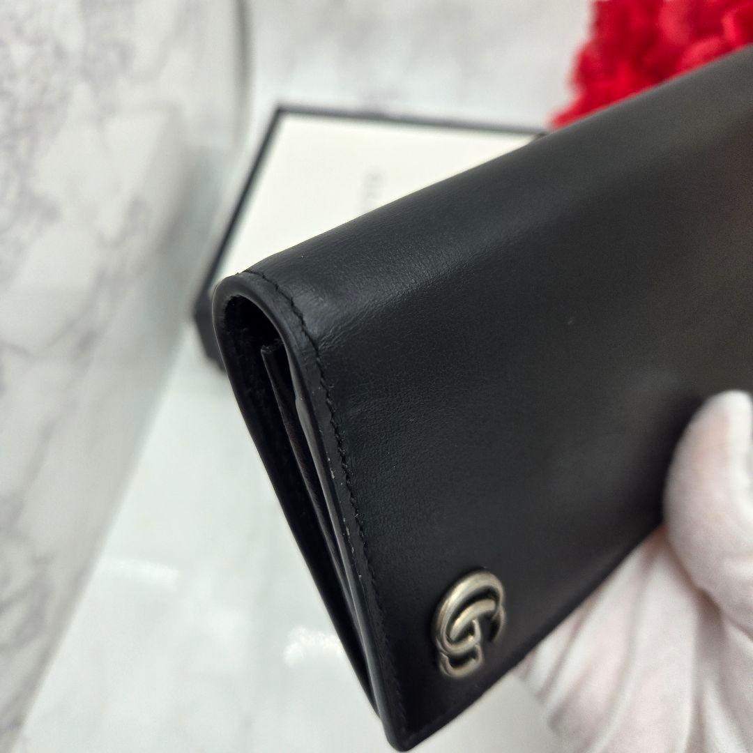 Gucci Wallet GG Marmont Silver Black — view 4