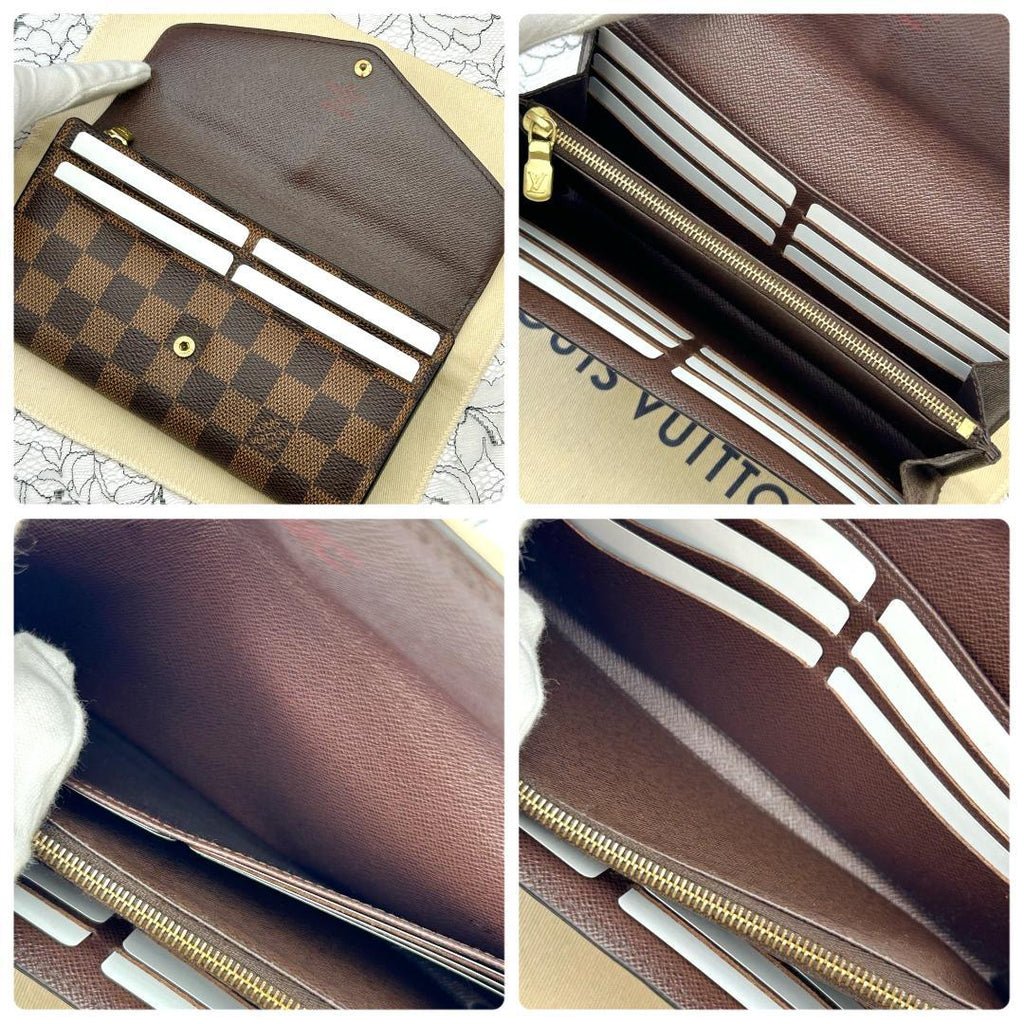 Louis Vuitton Damier Portefeuille Sarah Wallet — view 6