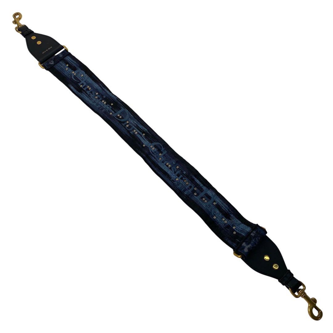 Dior Embroidered Studded Shoulder Strap