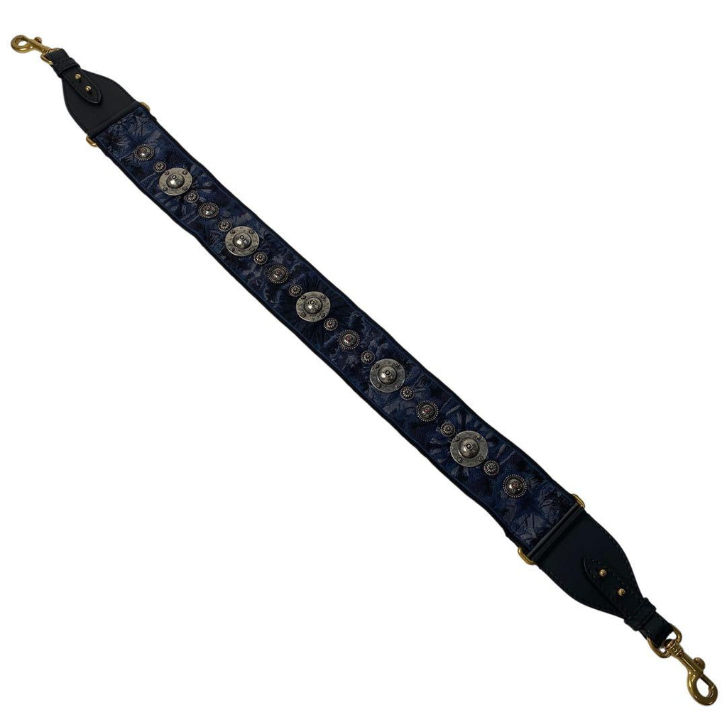 Dior Embroidered Studded Shoulder Strap
