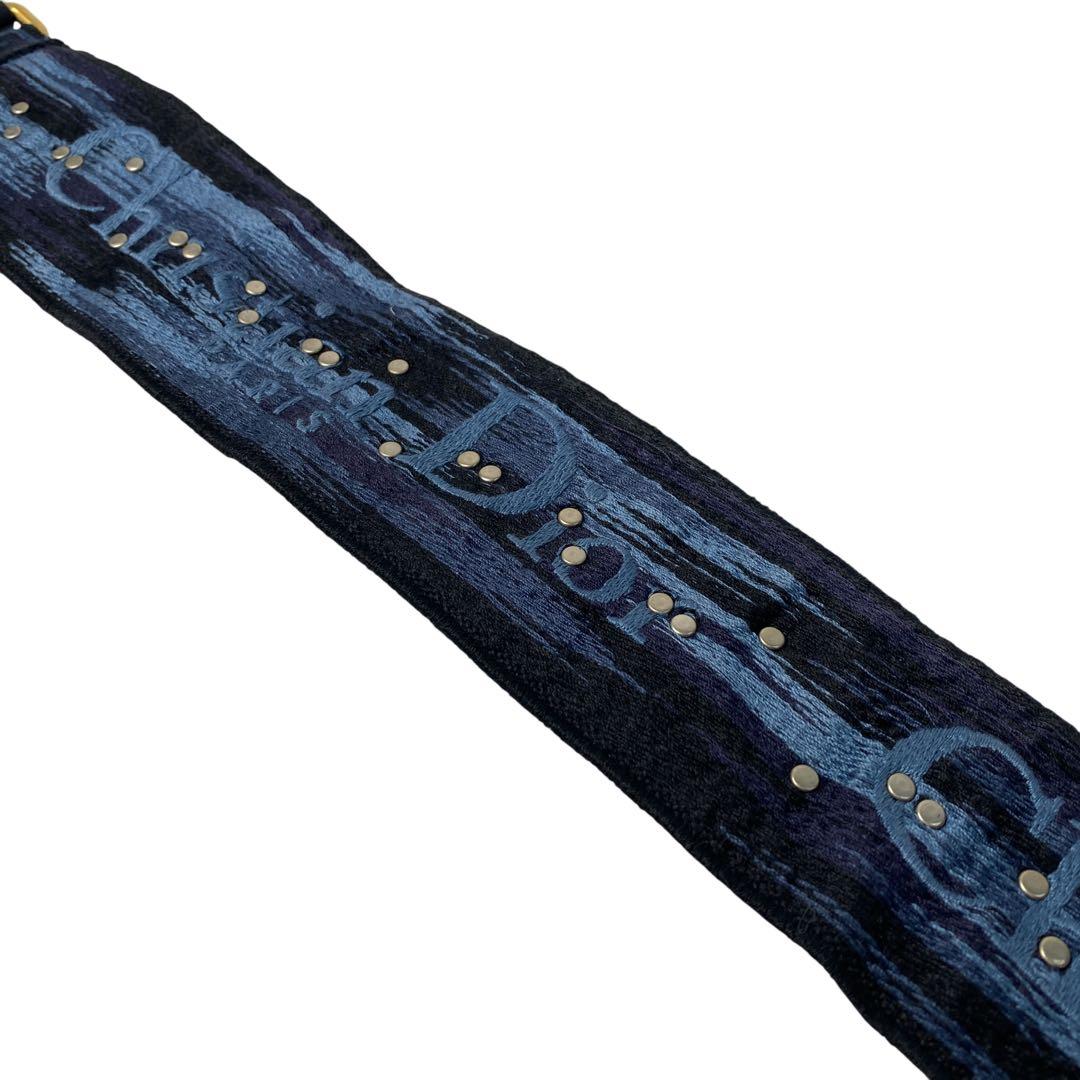 Dior Embroidered Studded Shoulder Strap