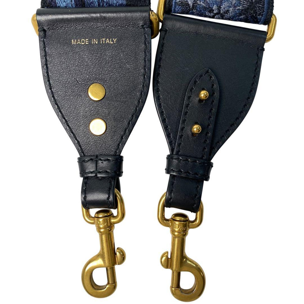 Dior Embroidered Studded Shoulder Strap