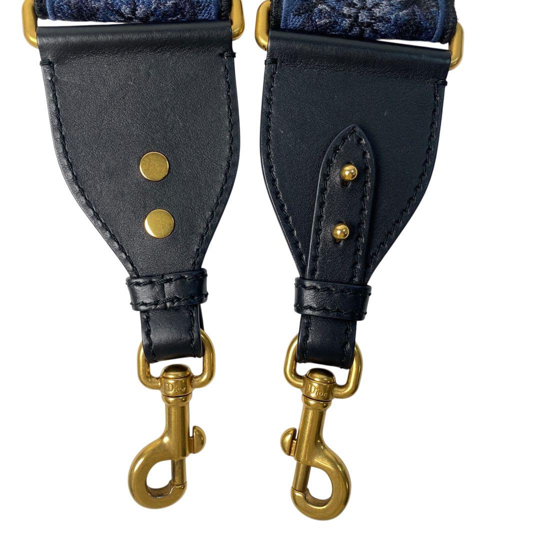 Dior Embroidered Studded Shoulder Strap
