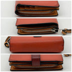 Loewe Vertical Wallet Compact Small Orange Anagram — view 4