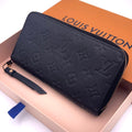 Louis Vuitton Monogram Empreinte Zippy Wallet Noir