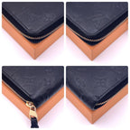 Louis Vuitton Monogram Empreinte Zippy Wallet Noir — view 8
