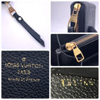 Louis Vuitton Monogram Empreinte Zippy Wallet Noir — view 9
