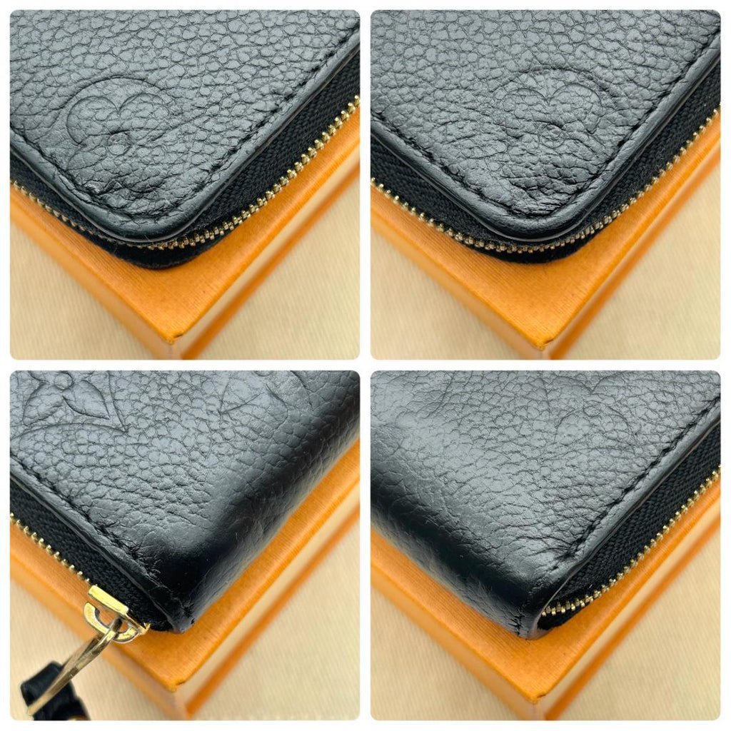 Louis Vuitton Empreinte Zippy Coin Purse Noir — view 5