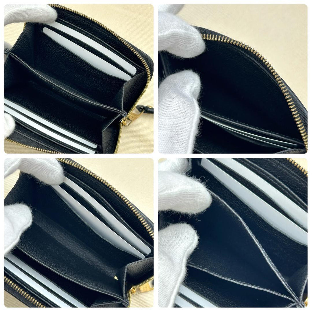 Louis Vuitton Empreinte Zippy Coin Purse Noir — view 6