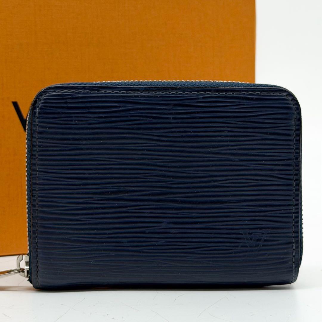Louis Vuitton Zippy Coin Purse Epi Navy Compact Leather — view 2