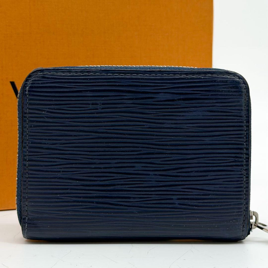 Louis Vuitton Zippy Coin Purse Epi Navy Compact Leather — view 3