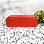 Chanel Mademoiselle Shoulder Bag Red Gold — view 8