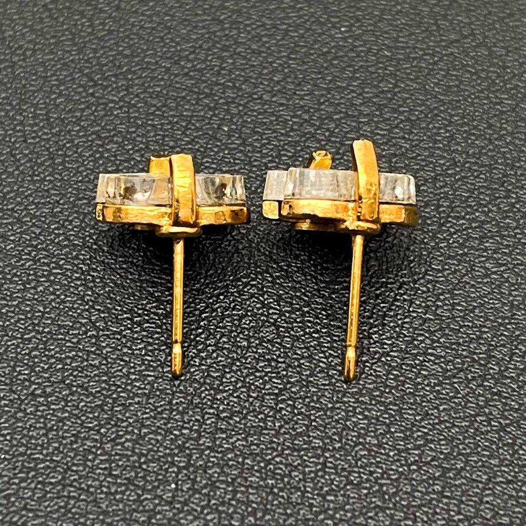 Chanel CC Logo Earrings Clear Icon Gold Coco — view 6