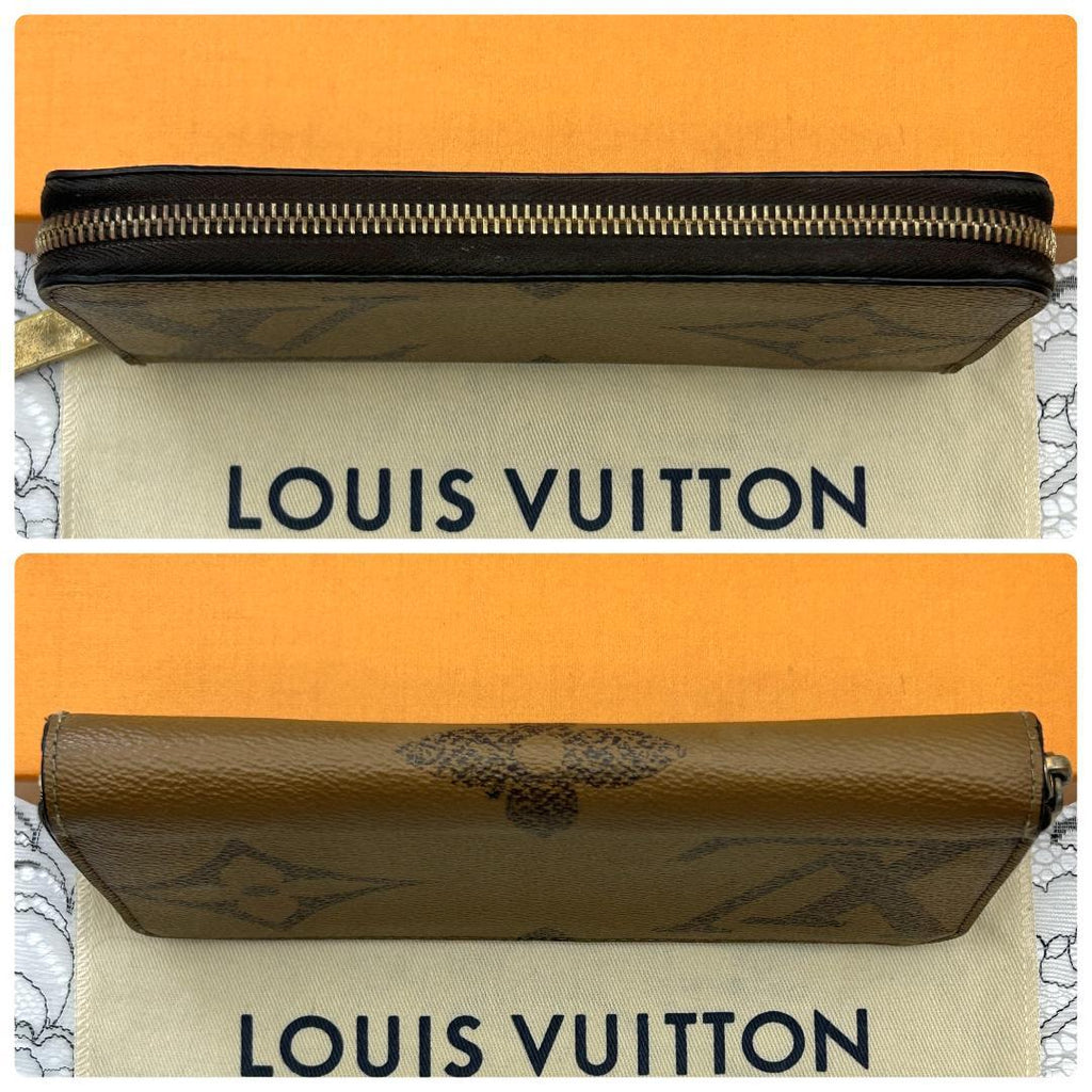 Louis Vuitton Monogram Giant Reverse Zippy Wallet — view 3