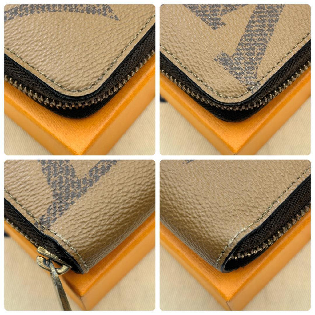 Louis Vuitton Monogram Giant Reverse Zippy Wallet — view 5