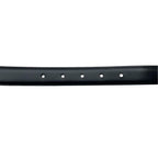 Celine Leather Gold Triomphe Buckle Belt Black — view 5
