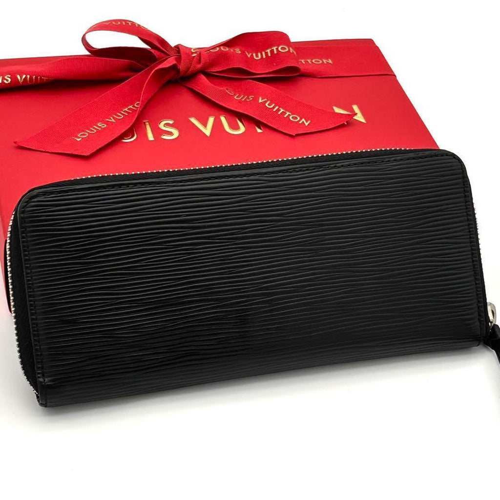 Louis Vuitton Epi Portefeuille Clemence Noir Black Wallet — view 2