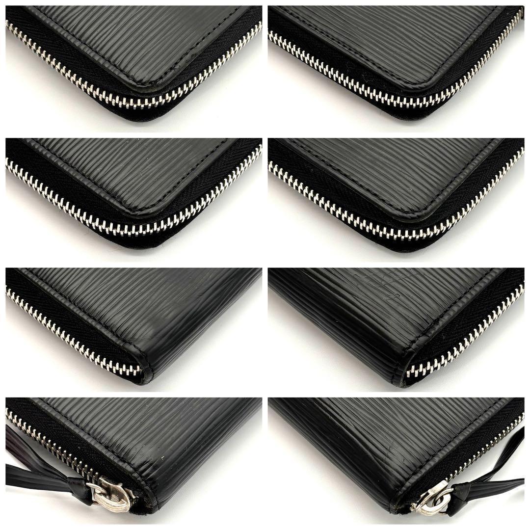 Louis Vuitton Epi Portefeuille Clemence Noir Black Wallet — view 8