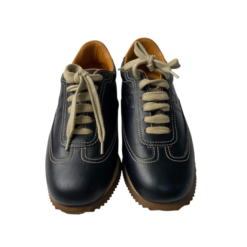 Hermes Quick Leather Sneakers 35 1 2 — view 2