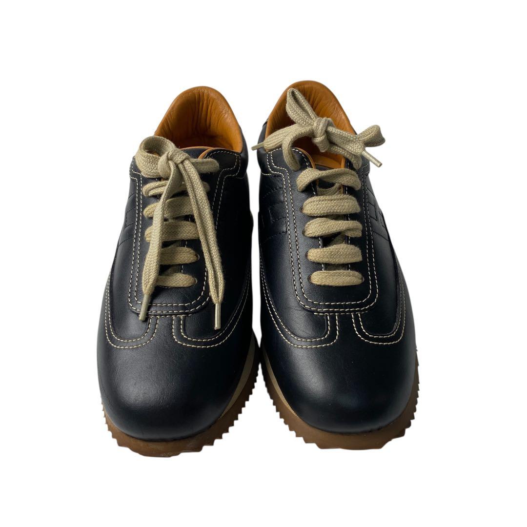 Hermes Quick Leather Sneakers 35 1 2 — view 2