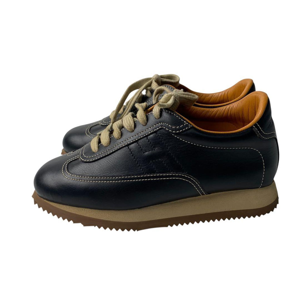 Hermes Quick Leather Sneakers 35 1 2 — view 4
