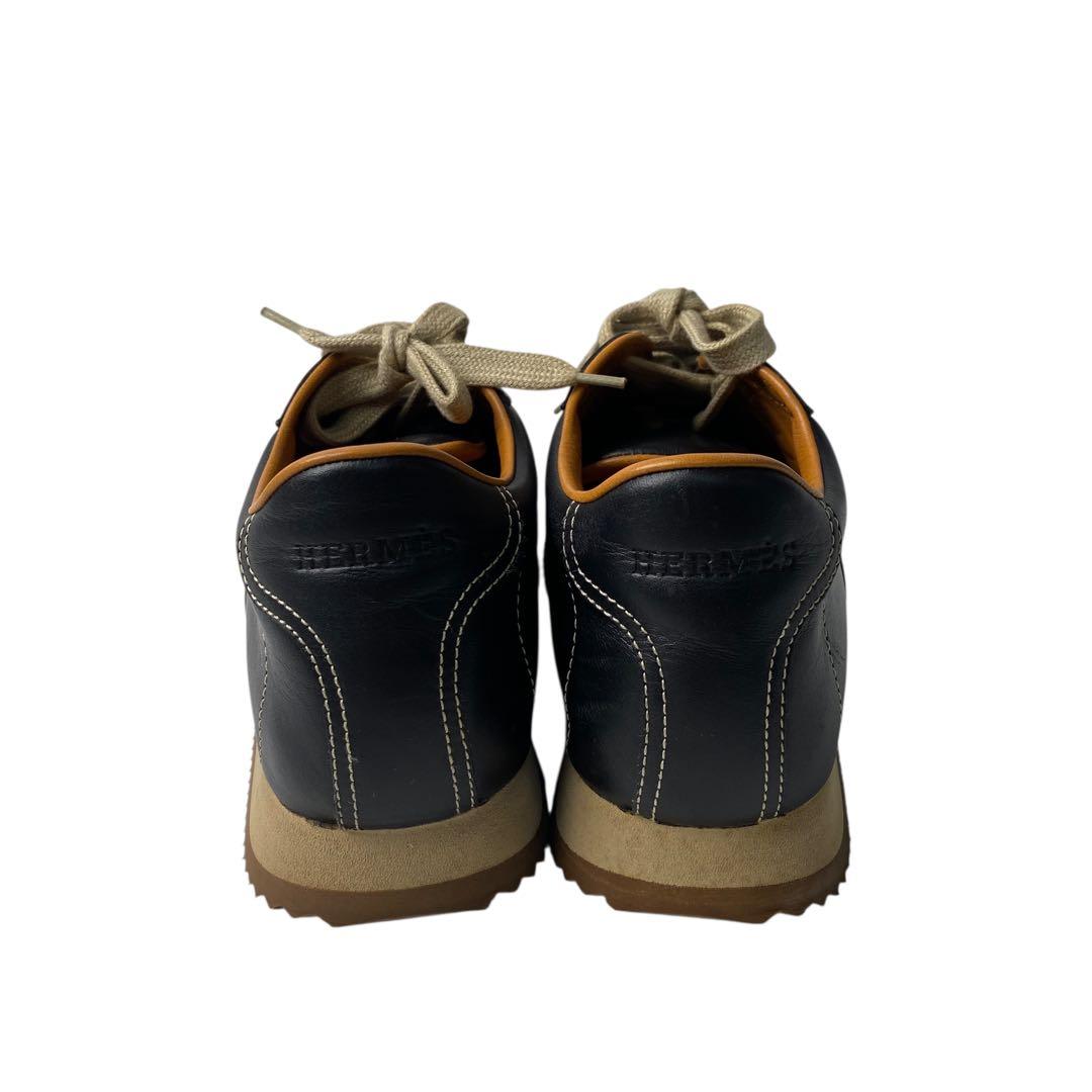Hermes Quick Leather Sneakers 35 1 2 — view 5