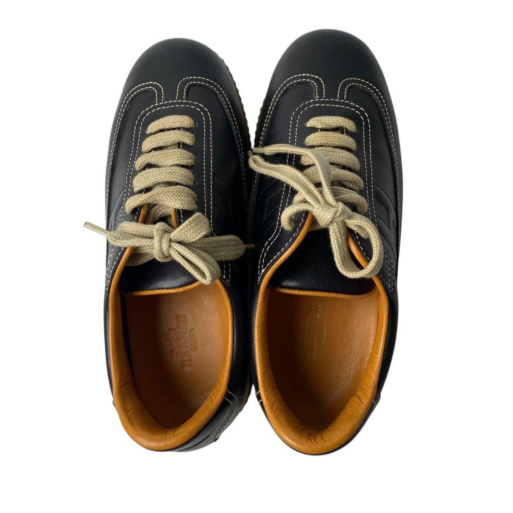 Hermes Quick Leather Sneakers 35 1 2 — view 7