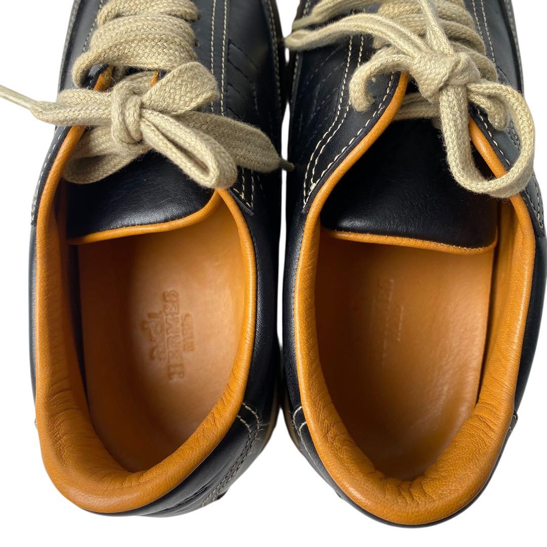 Hermes Quick Leather Sneakers 35 1 2 — view 8