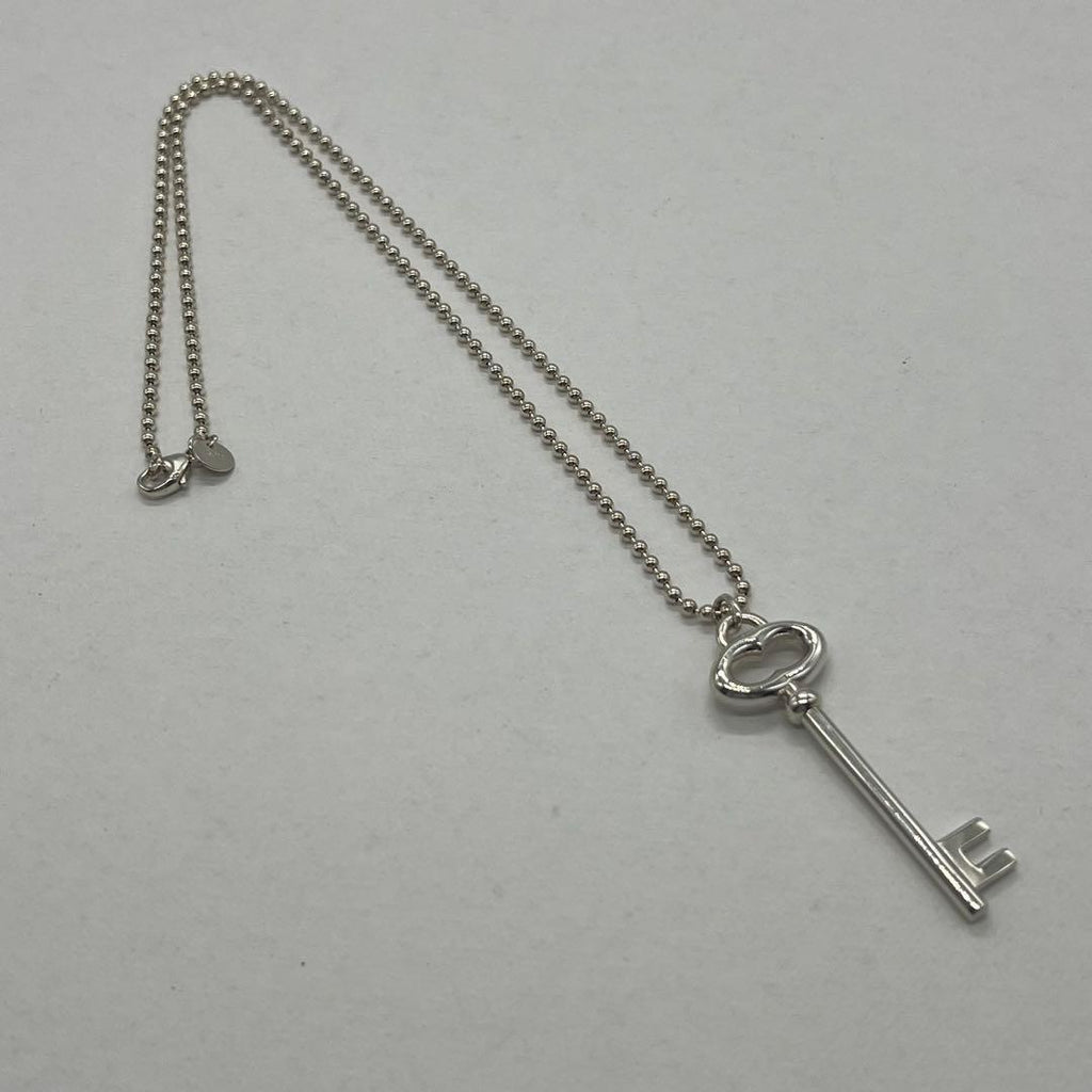 Tiffany & Co Key Motif Ball Chain Necklace — view 2