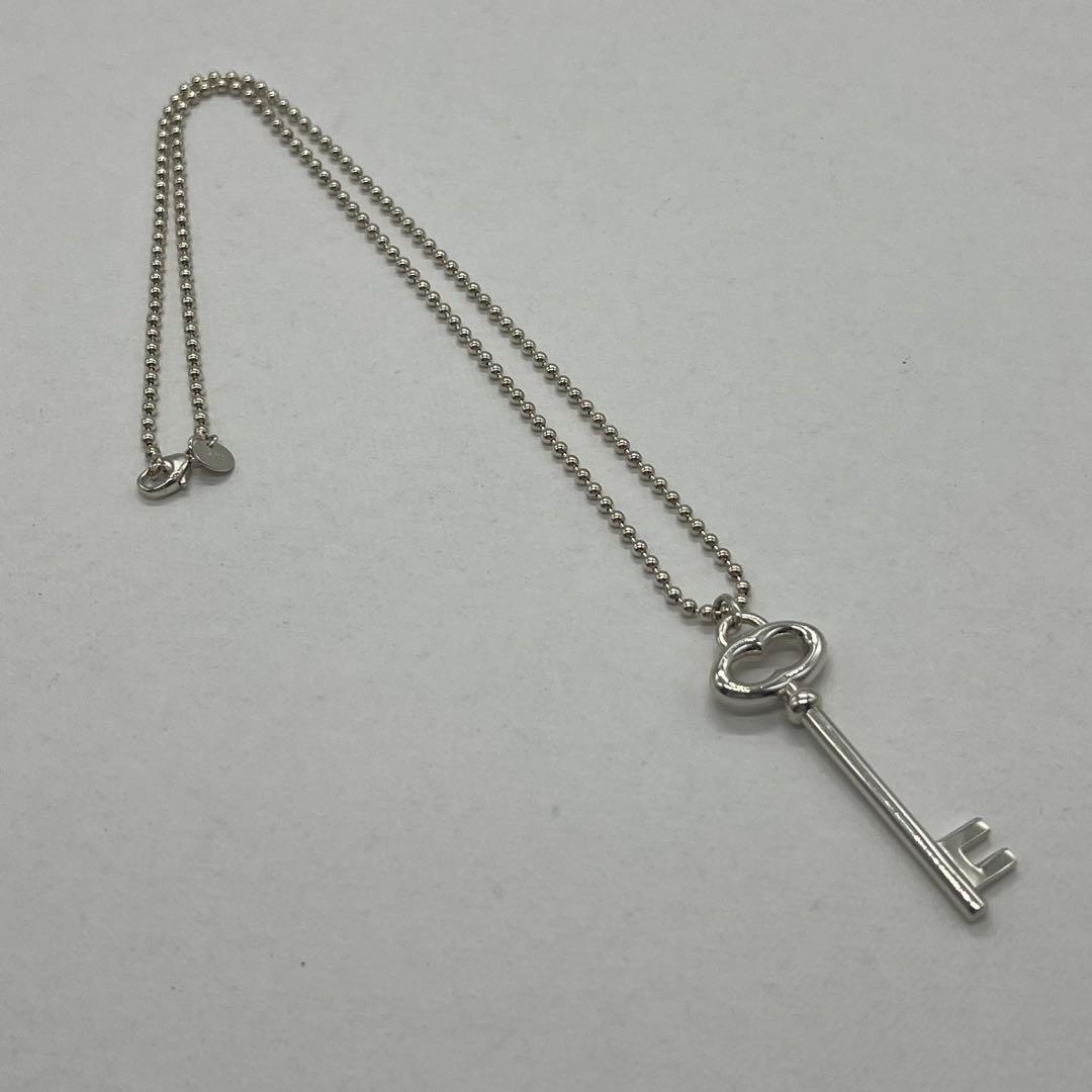 Tiffany & Co Key Motif Ball Chain Necklace — view 2