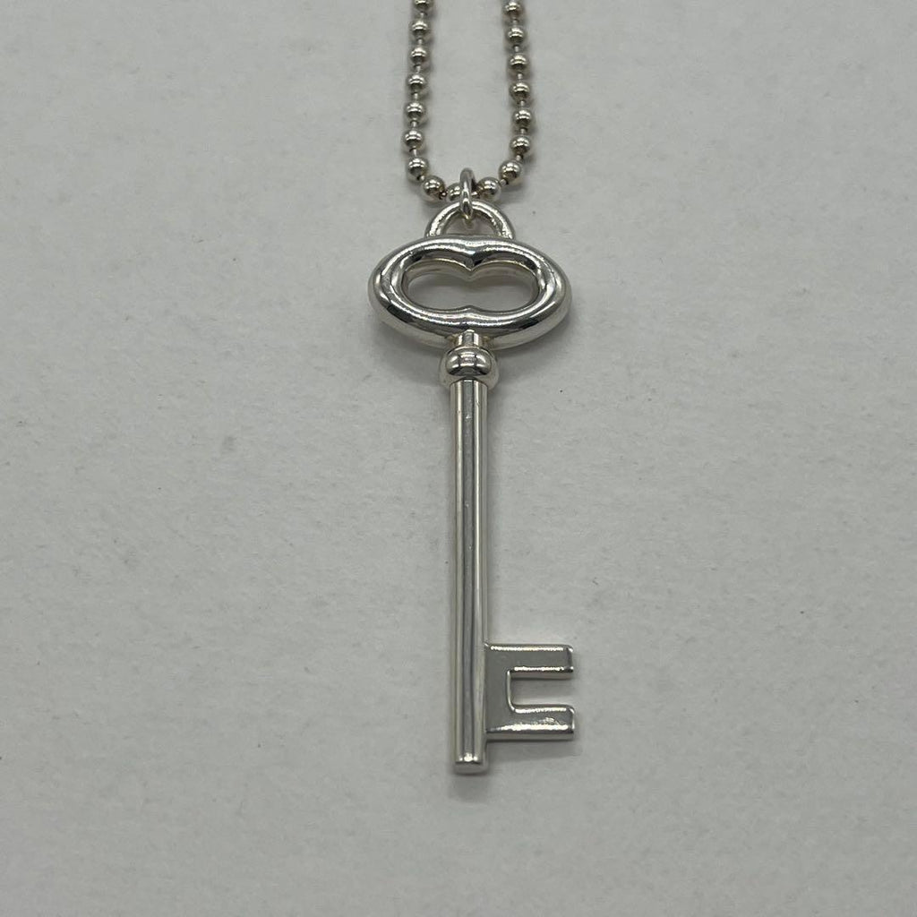 Tiffany & Co Key Motif Ball Chain Necklace — view 3