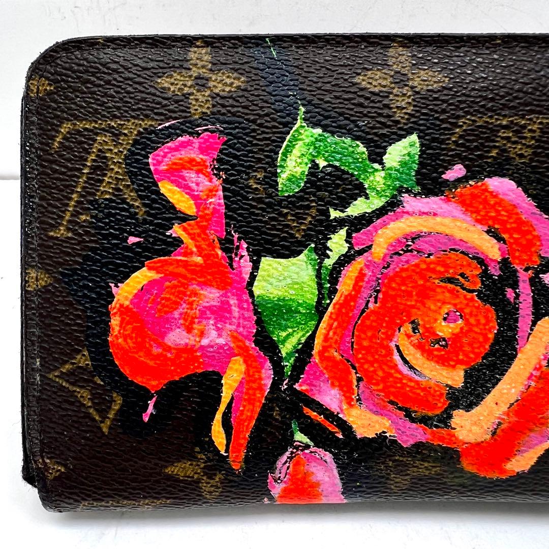Louis Vuitton Monogram Rose Stevens Sprouse Zippy Wallet — view 3