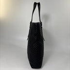 Bottega Veneta Super Intrecciato Tote Black — view 4
