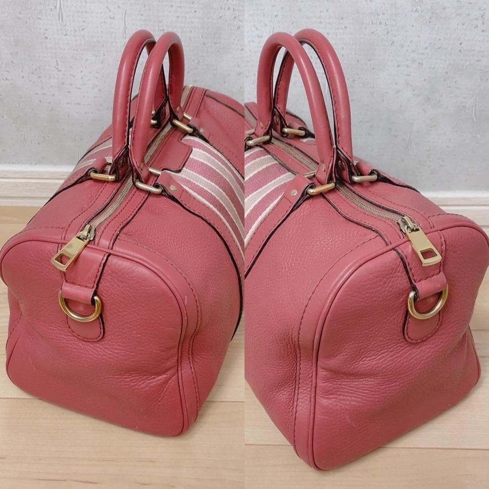 Gucci Sherry Line 2-Way Boston Bag Pink — view 4