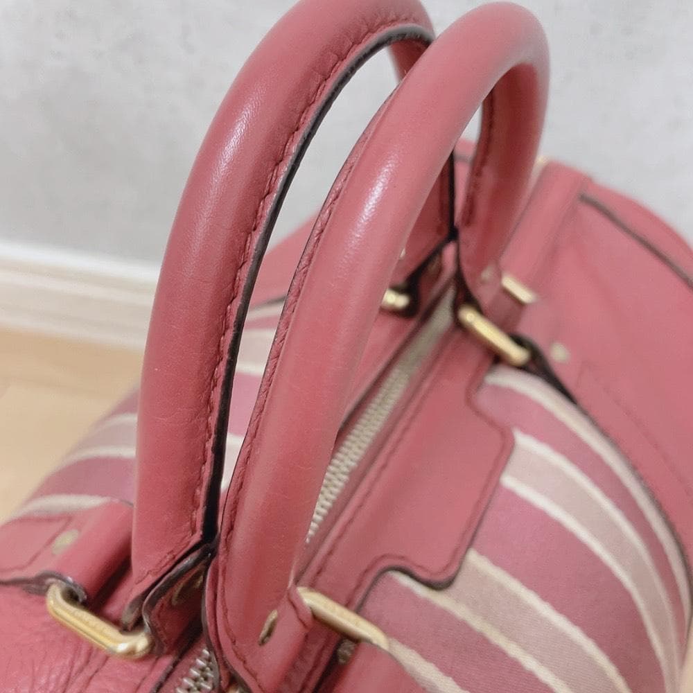 Gucci Sherry Line 2-Way Boston Bag Pink — view 7
