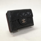 Chanel Lambskin Quilted Trifold Wallet — view 2