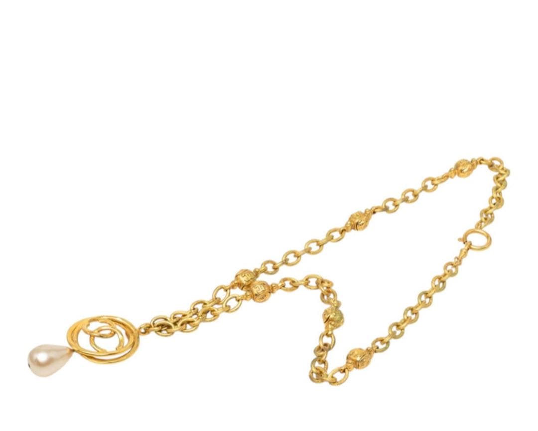 Chanel CC Logo Vintage Necklace 28 — view 4