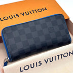Louis Vuitton Damier Graphite Portefeuille Vasco Zip Around Wallet