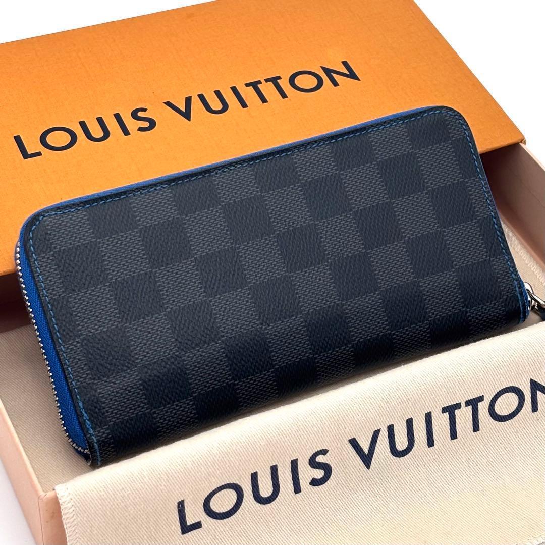 Louis Vuitton Damier Graphite Portefeuille Vasco Zip Around Wallet — view 2