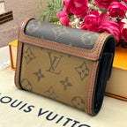 Louis Vuitton Portefeuille Dauphine Compact Fold Wallet — view 2