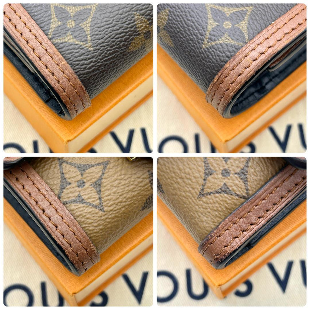 Louis Vuitton Portefeuille Dauphine Compact Fold Wallet — view 5