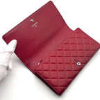 Chanel Wallet Quilted Diamond Coco Flap Caviar — view 3
