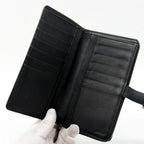 Loewe Senda Wallet Black Zip Around Leather — view 6