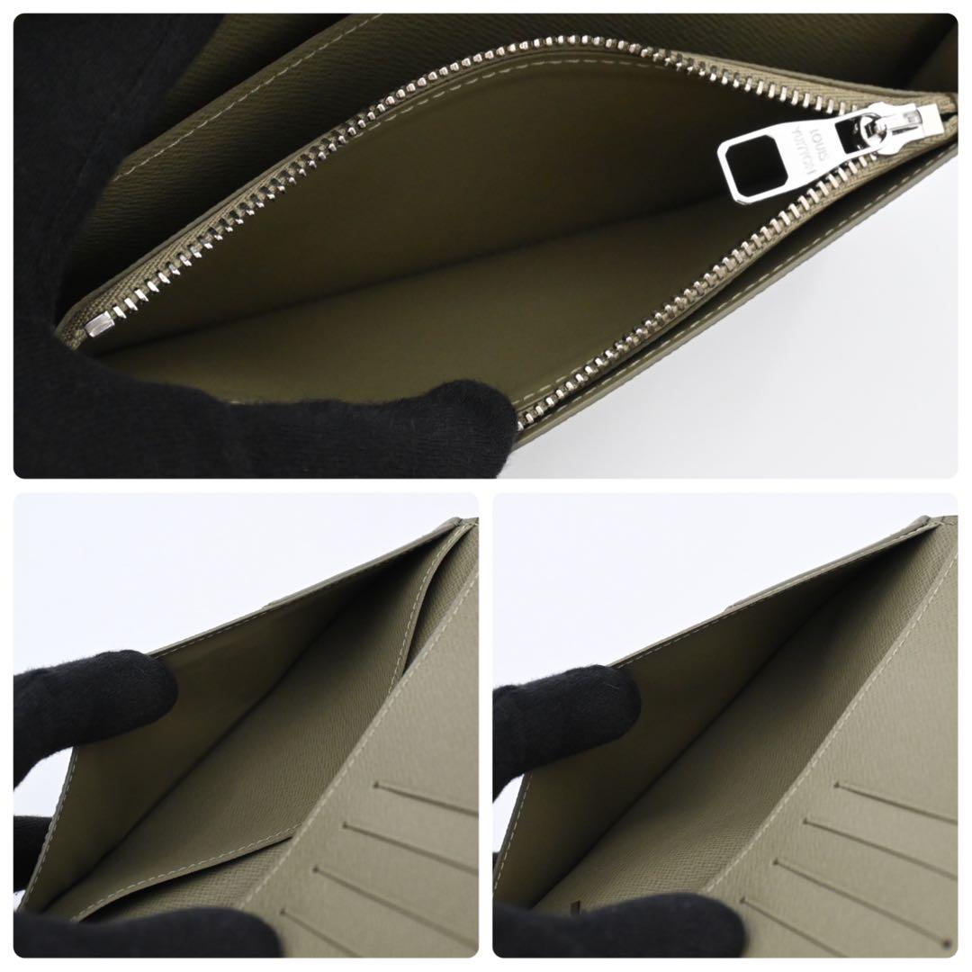 Louis Vuitton Eclipse Portefeuille Brazza Wallet Khaki — view 5