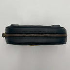Gucci Marmont Matelasse Leather Belt Bag Black — view 6