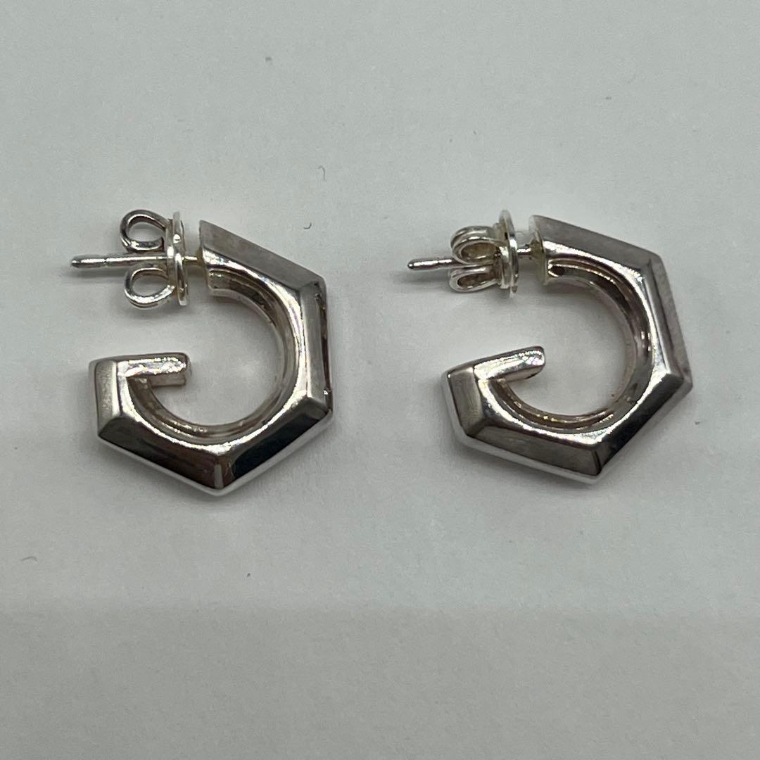 Gucci G Motif Hoop Earrings 925 Sterling Silver — view 3