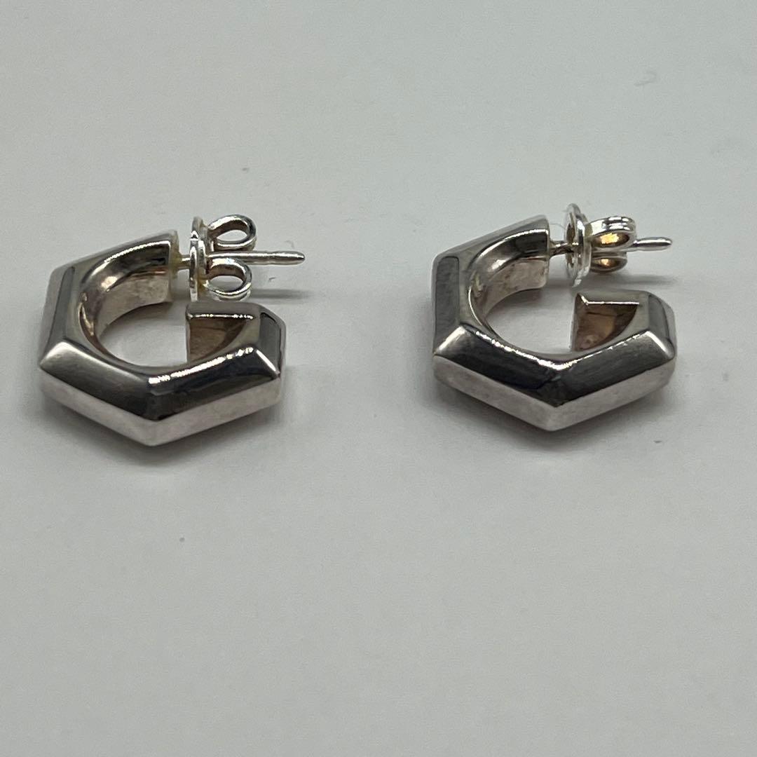 Gucci G Motif Hoop Earrings 925 Sterling Silver — view 4