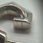 Gucci G Motif Hoop Earrings 925 Sterling Silver — view 8