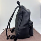 Bottega Veneta Super Leather Backpack Black — view 3