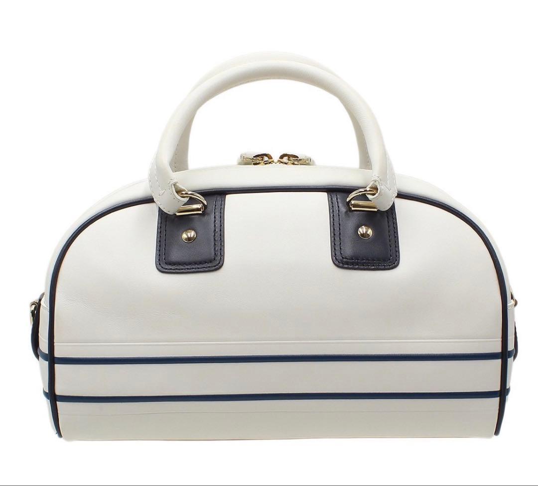 Dior Vibe Small Bow Sling Bag : White Navy